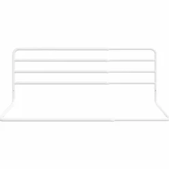 vidaXL Barrière de sécurité de lit d'enfant Blanc (76-137)x55 cm Fer