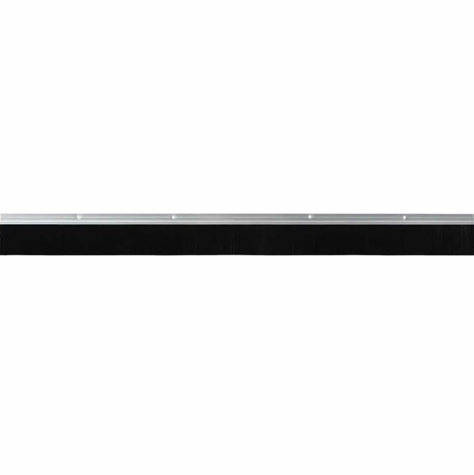 vidaXL Brosses d'étanchéité pour porte à visser 2 pcs Argent 100 cm