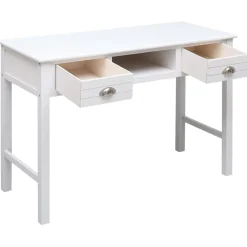 vidaXL Buffet Blanc 108x45x76 cm Bois de Paulownia massif