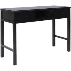 vidaXL Buffet Noir 108x45x76 cm Bois de Paulownia massif