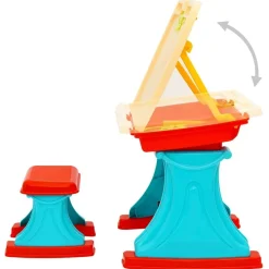 vidaXL Bureau et chevalet d'apprentissage réglable pour enfants