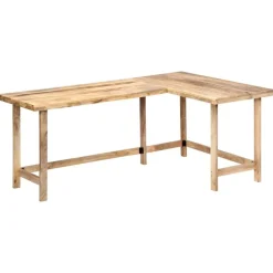 vidaXL Bureau 180x120x76 cm Bois de manguier massif
