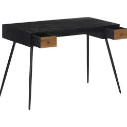 vidaXL Bureau 117x56,5x75 cm teck massif récupéré