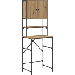 vidaXL Cabinet pour lave-linge Chêne artisanal 68 x 48,5 x 194 cm