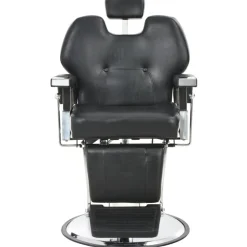 vidaXL Chaise de barbier Noir 72x68x98 cm Similicuir
