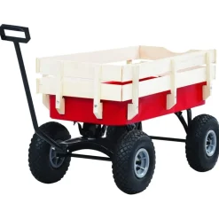 vidaXL Chariot à main 150 kg Rouge