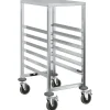 vidaXL Chariot à plateaux 6 bacs GN 39x55x87 cm acier inoxydable
