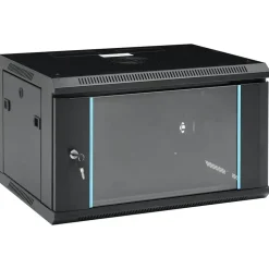 vidaXL Coffret de réseau mural 6U 19" IP20 600x450x350 mm