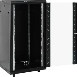 vidaXL Coffret de réseau 22U 19" IP20 noir 60x60x120 cm