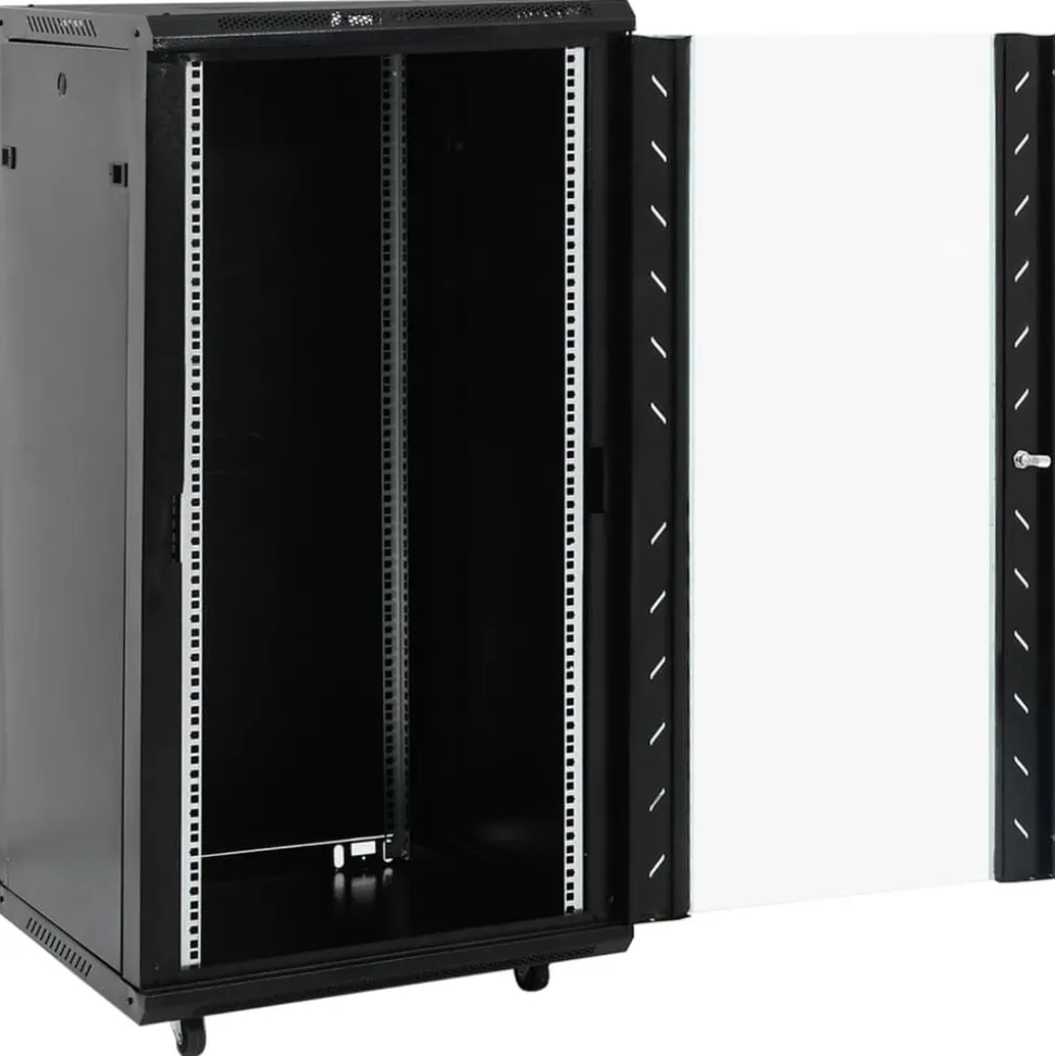 vidaXL Coffret de réseau 22U 19" IP20 noir 60x60x120 cm