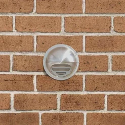 vidaXL Couvre-vent Air 2 pcs Argent 100 mm Acier inoxydable