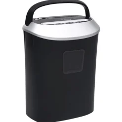 vidaXL Déchiqueteuse de papier 10 feuilles à coupe transversale Noir