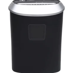 vidaXL Déchiqueteuse de papier 10 feuilles à coupe transversale Noir