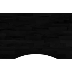vidaXL Dessus de bureau marron foncé bois chêne massif rectangulaire