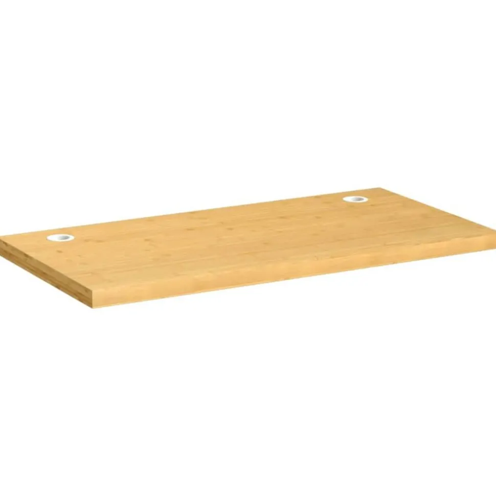 vidaXL Dessus de bureau 100x50x4 cm bambou