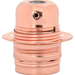 vidaXL Douilles de lampe 2 pcs bronze or rose E27