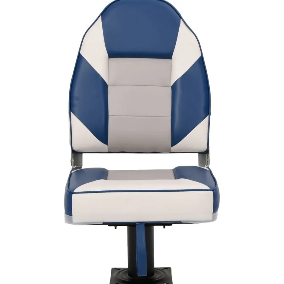 vidaXL Ensemble de sièges de bateau pliables lot de 2 dossier haut