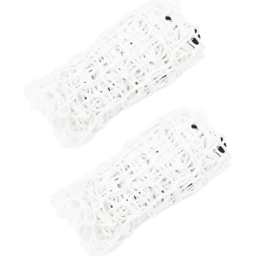 vidaXL Filets à foin 2 pcs rectangulaire blanc 90x60 cm PP