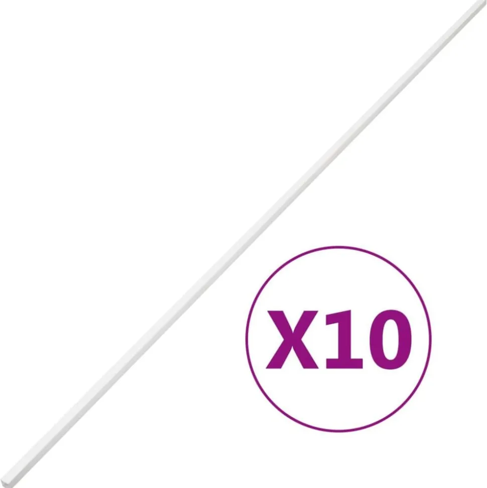 vidaXL Goulotte de câble 10x10 mm 10 m PVC