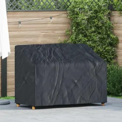 vidaXL Housse de banc de jardin 134 x 70 x 65 / 94 cm Tissu Oxford 420D