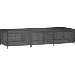 vidaXL Housse de chaise longue 12 œillets 205x75x40 cm polyéthylène