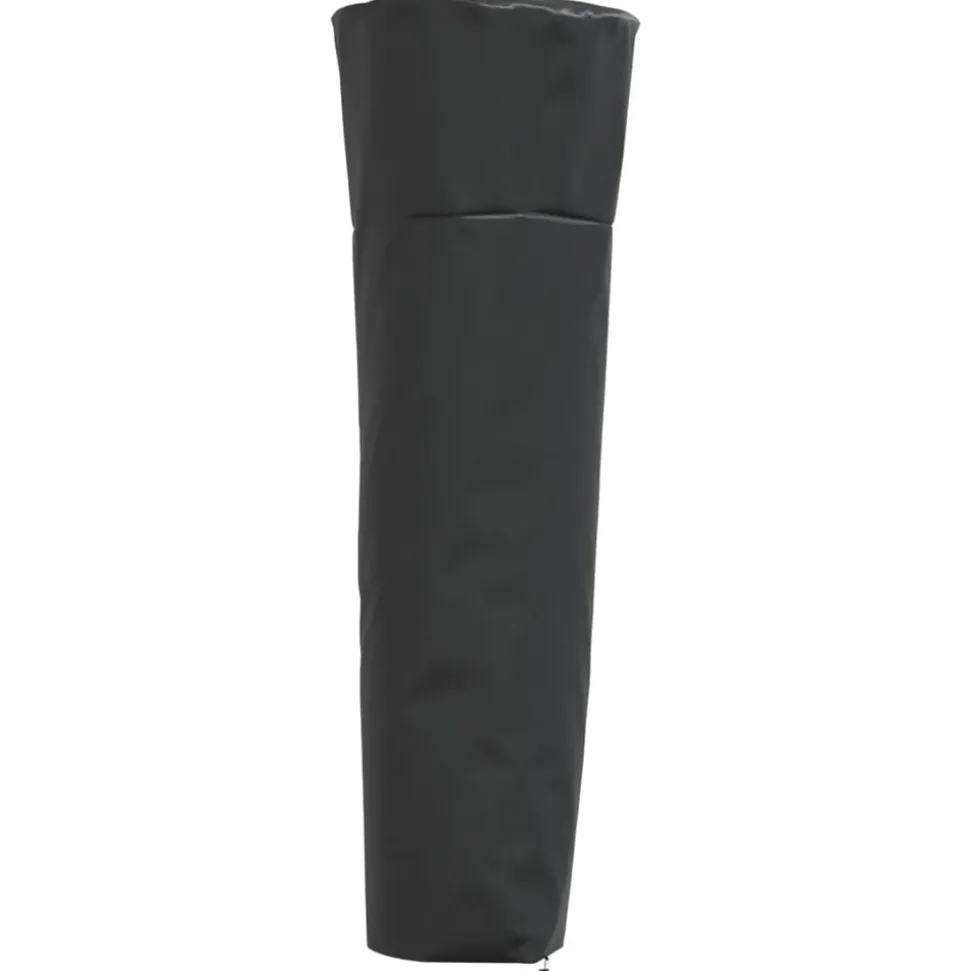 vidaXL Housse de chauffage en forme de pyramide noir 86x47x241 cm