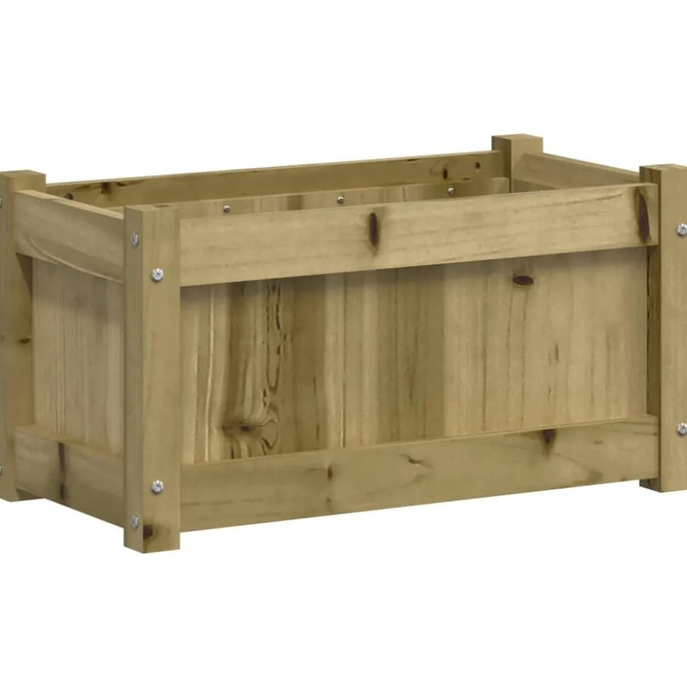 vidaXL Jardinière 60x31x31 cm bois de pin imprégné