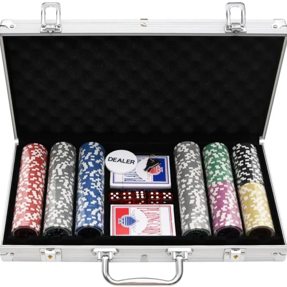 vidaXL Jeu de jetons de poker 300 pcs 11,5 g