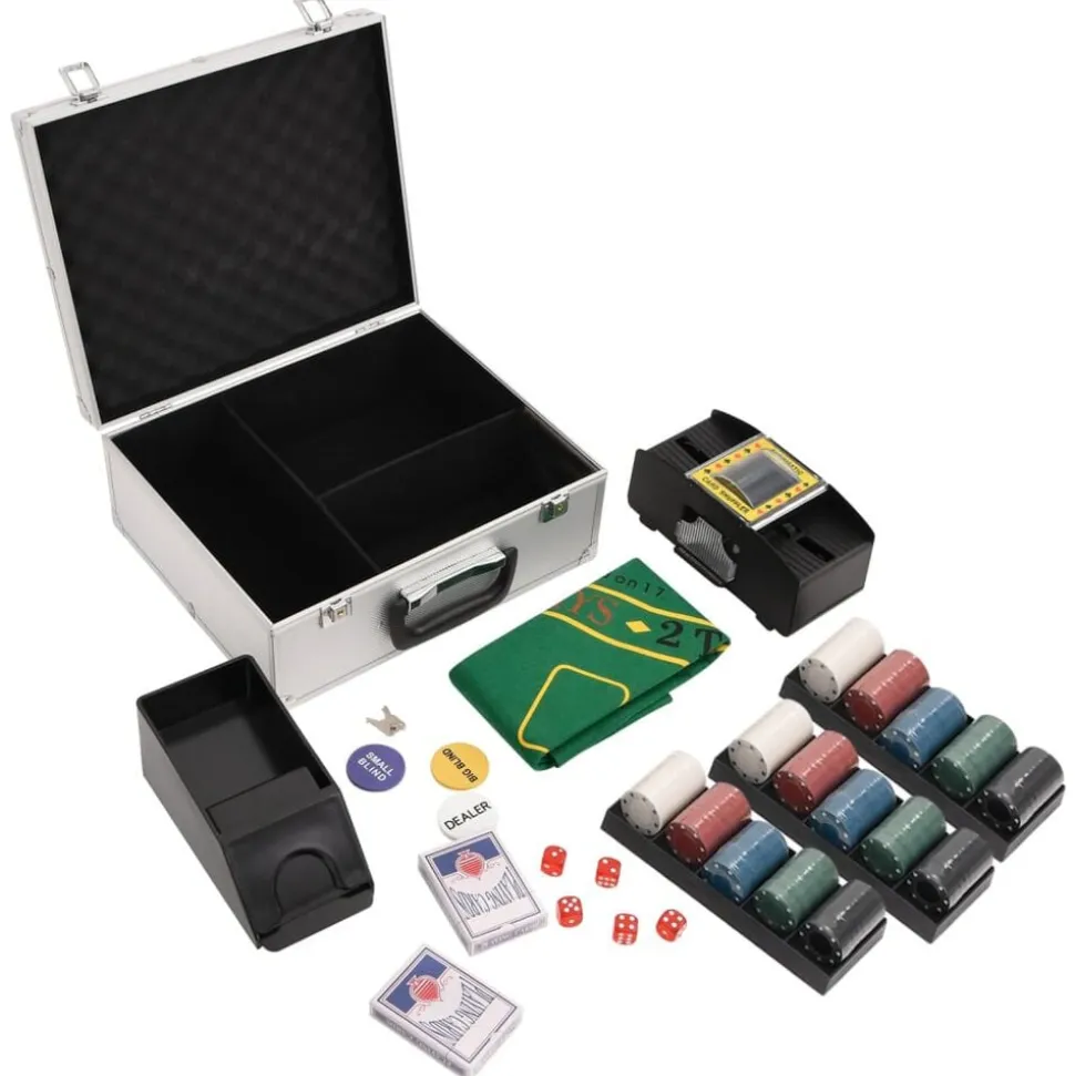 vidaXL Jeu de jetons de poker 300 pcs 4 g