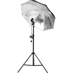 vidaXL Kit d'éclairage de studio avec trépieds et parapluies