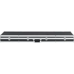vidaXL Mallette pour arme à feu Noir 134 x 35 x 12 cm Aluminium