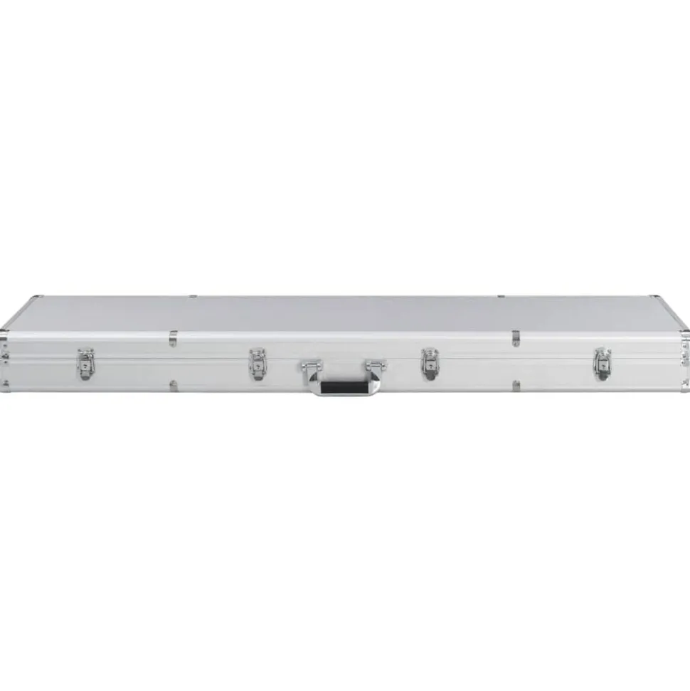 vidaXL Mallette pour arme à feu Argenté 134 x 35 x 12 cm Aluminium