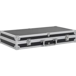 vidaXL Mallette pour arme à feu Aluminium ABS Noir