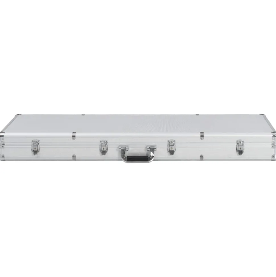 vidaXL Mallette pour arme à feu Argenté 118 x 38 x 12 cm Aluminium