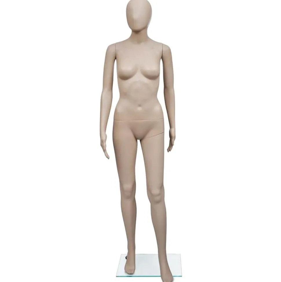 vidaXL Mannequin de vitrine Femme Tête ronde