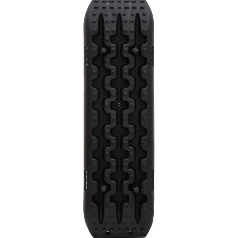 vidaXL Planches de traction 2 pc Noir 106x30,5x7 cm Nylon