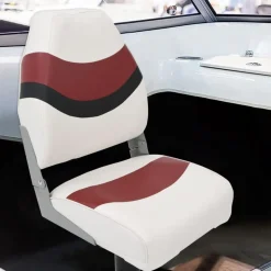 vidaXL Sièges de bateau pliables lot de 2 à dossier haut 44x38x55 cm