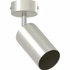 vidaXL Spot de plafond avec des projecteurs Nickel 6 x 6 x 16 cm Métal