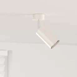 vidaXL Spot de plafond avec des projecteurs Nickel 6 x 6 x 16 cm Métal
