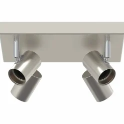 vidaXL Spot de plafond Nickel 26,5 x 26 x 11,5 cm Métal