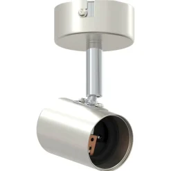 vidaXL Spot de plafond Nickel 6,5 x 6 x 11,5 cm Métal