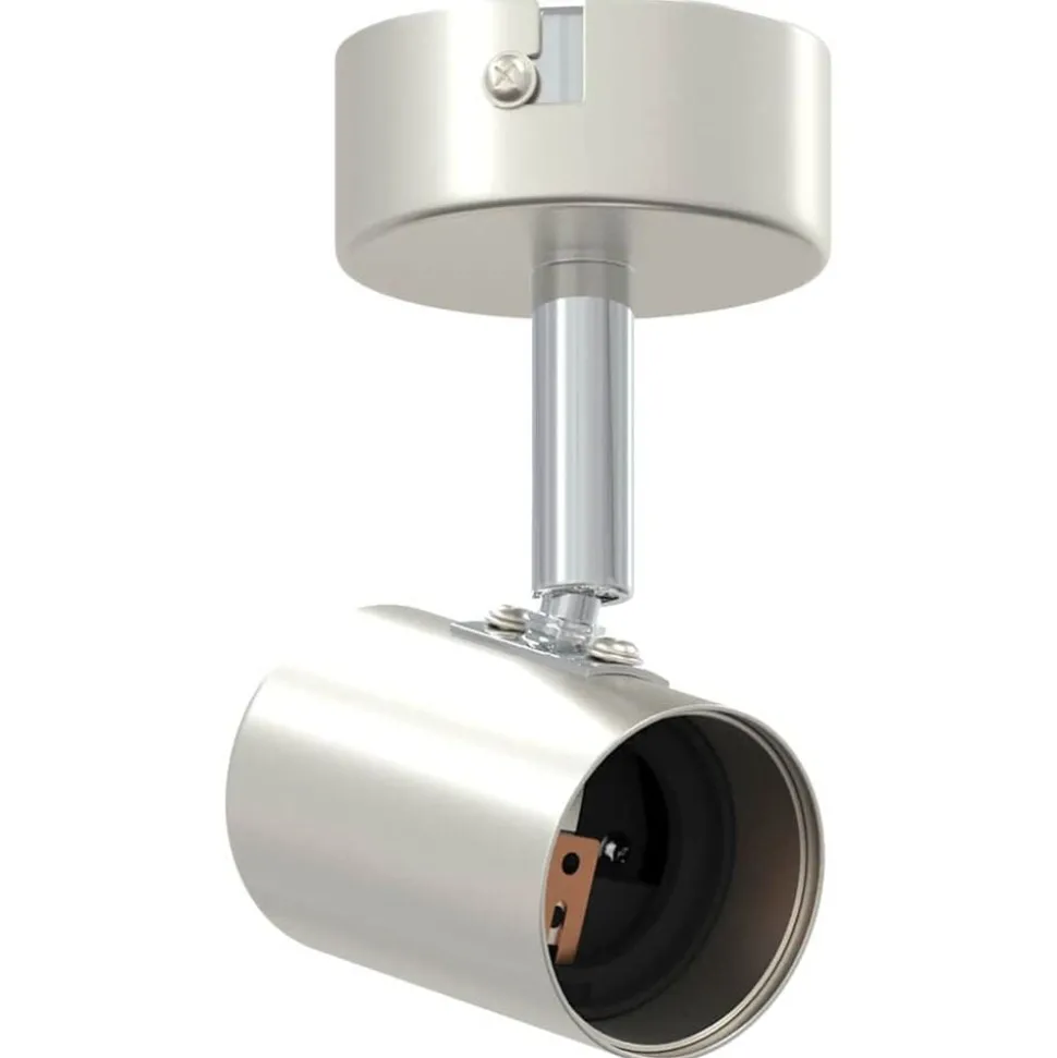 vidaXL Spot de plafond Nickel 6,5 x 6 x 11,5 cm Métal