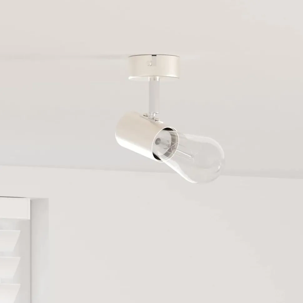 vidaXL Spot de plafond Nickel 6,5 x 6 x 11,5 cm Métal