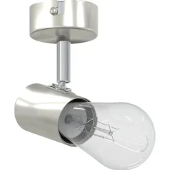 vidaXL Spot de plafond Nickel 6,5 x 6 x 11,5 cm Métal