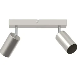 vidaXL Spot de plafond Nickel 26 x 6 x 16 cm Métal