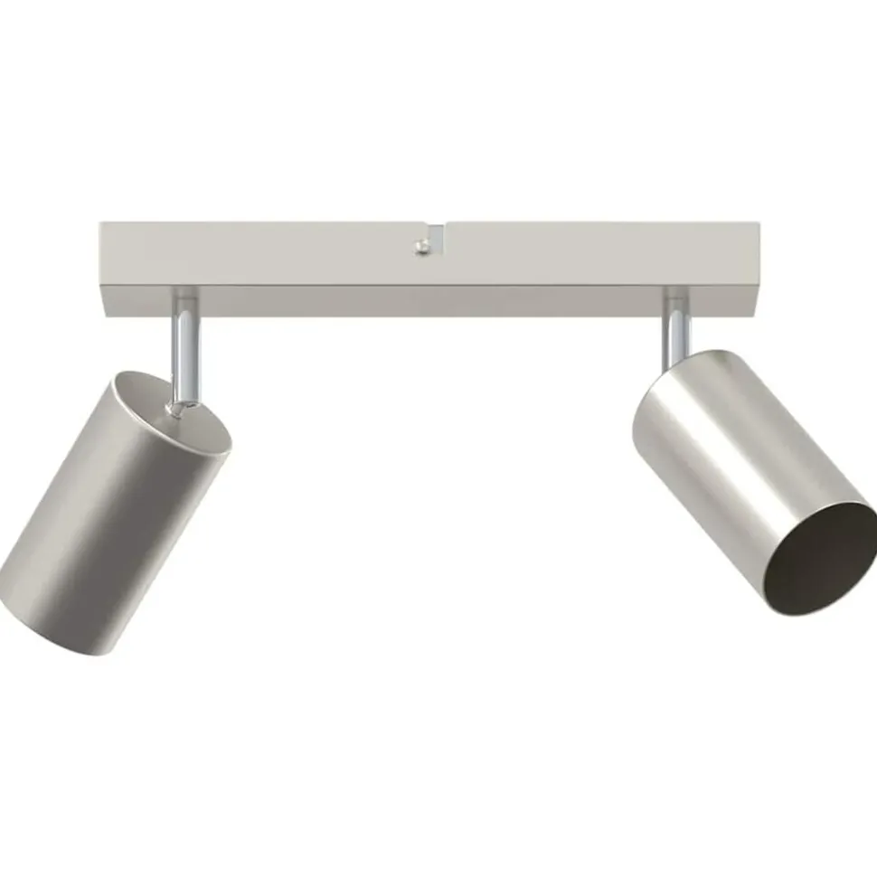 vidaXL Spot de plafond Nickel 26 x 6 x 16 cm Métal