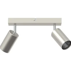 vidaXL Spot de plafond Nickel 26 x 6 x 16 cm Métal