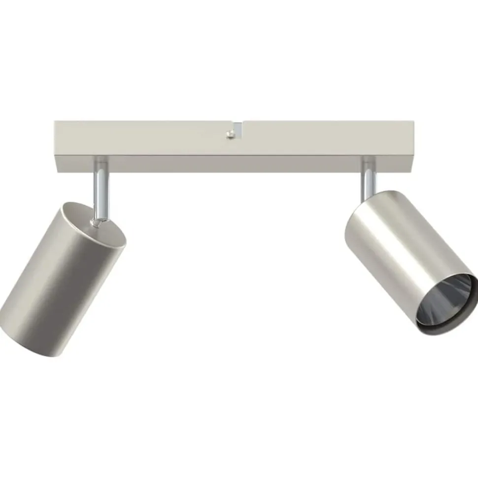 vidaXL Spot de plafond Nickel 26 x 6 x 16 cm Métal