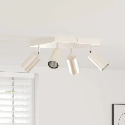 vidaXL Spot de plafond Nickel 26 x 26 x 16 cm Métal