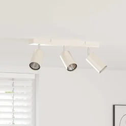 vidaXL Spot de plafond Nickel 38 x 6 x 16 cm Métal